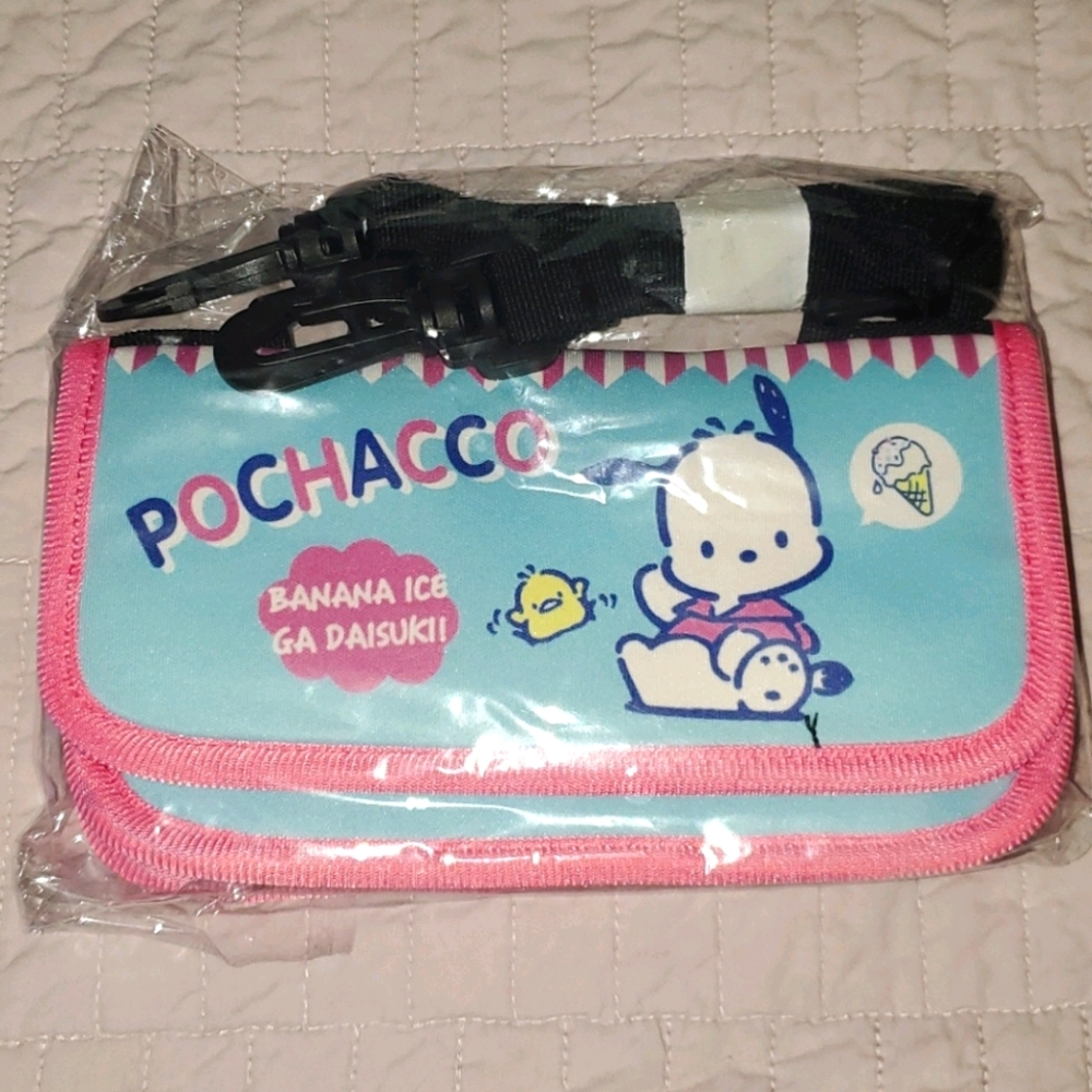 Pochacco Japan Crate Cute Kawaii Travel Phone Bag